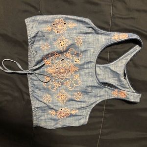 Country style crop top